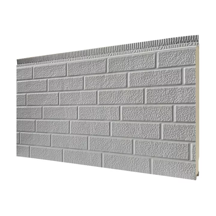 Linear Brick Pattern Metal Siding Panel factory